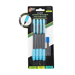 Набор автоматических карандашей с грифелями, 4 шт.